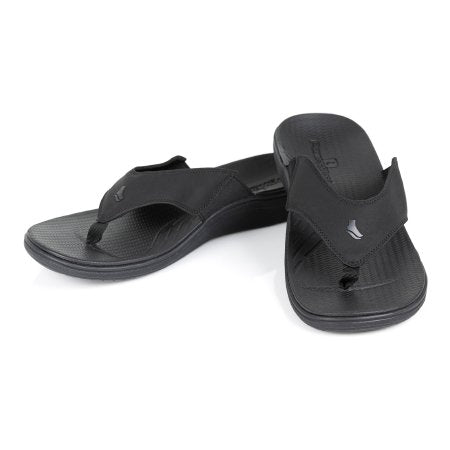 Powerstep Orthotic Sandal Powerstep® Size 12 Male Adult Black - Case of 12 - 8400-1012-CS