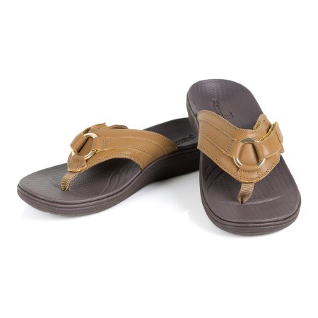 Powerstep Orthotic Sandal Powerstep® Size 6 Female Adult Brown - Case of 12 - 8450-3006-CS