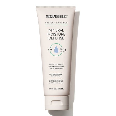 MDSolarSciences Sunscreen MDSolarsciences™ Mineral Moisture Defense SPF 50 Cream 3.4 oz. Tube - Case of 48 - 165001-CS