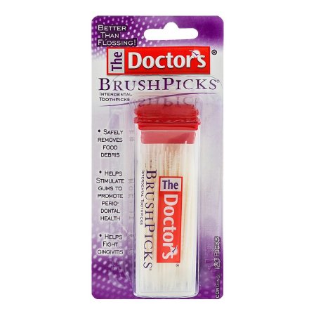 Prestige Medical Interdental Toothpick Doctor's® BrushPicks® Unflavored - Pack of 1 - 04203741112-PK