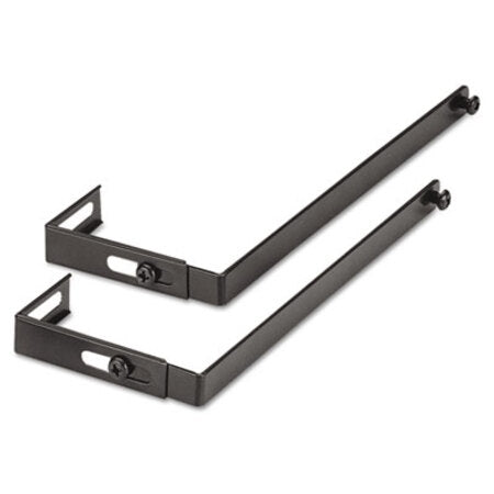 Universal® Adjustable Cubicle Hangers, Black, 2/Set - ST/1 - UNV-08173-ST