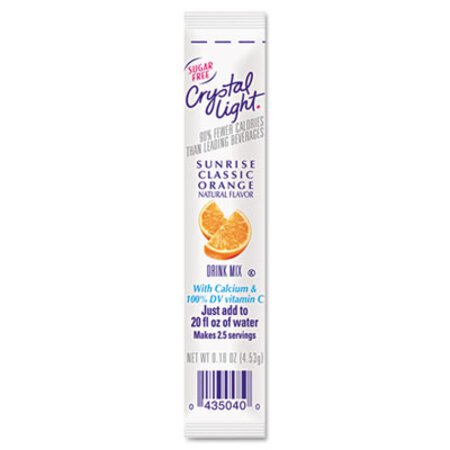 Crystal Light® On the Go, Sunrise Orange, .16oz Packets, 30/Box - Box of 1 - CRY-00504-BX