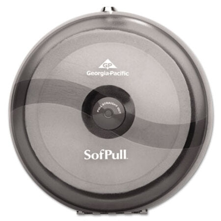 Georgia Pacific® Professional SofPull High-Capacity Center-Pull Tissue Dispenser, 10.5 x 6.75 x 10.5, Smoke - Each - GPC-56501-EA