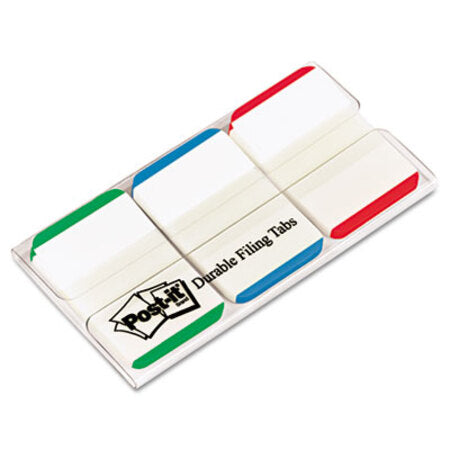 Post-it® Tabs 1" Lined Tabs, 1/5-Cut, Lined, Assorted Colors, 1" Wide, 66/Pack - Pack of 1 - MMM-686LGBR-PK