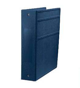 Carstens Binder Carstens® 3 Ring Navy Blue 400 Sheets Side Opening - Each - 1749-3R-EA