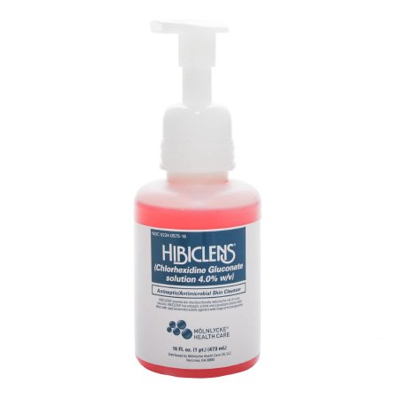 Molnlycke Antiseptic / Antimicrobial Skin Cleanser Hibiclens® 16 oz. Pump Bottle 4% Strength CHG (Chlorhexidine Gluconate) NonSterile - Case of 12 - 57516-CS