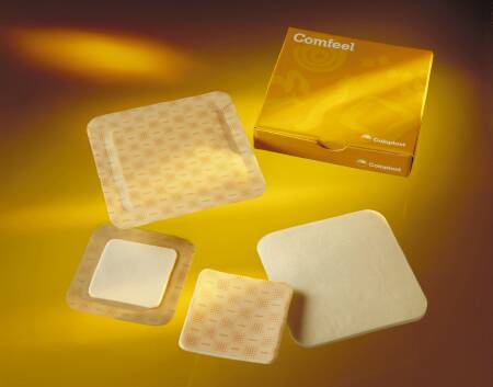 Coloplast Foam Dressing Biatain® Adhesive 4 X 4 Inch With Border Without Film Backing Hydrocolloid Adhesive Square Sterile - Box of 10 - 3430-BX