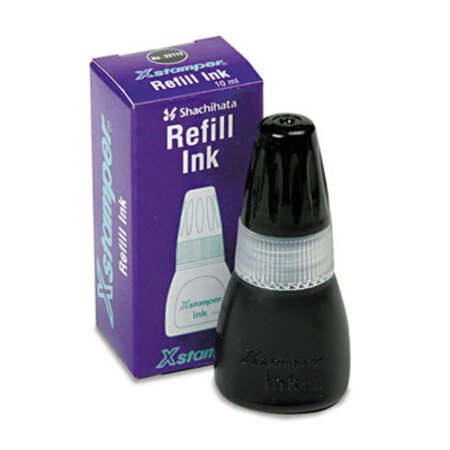 Xstamper® Refill Ink for Xstamper Stamps, 10 mL Bottle, Black - Each - XST-22112-EA