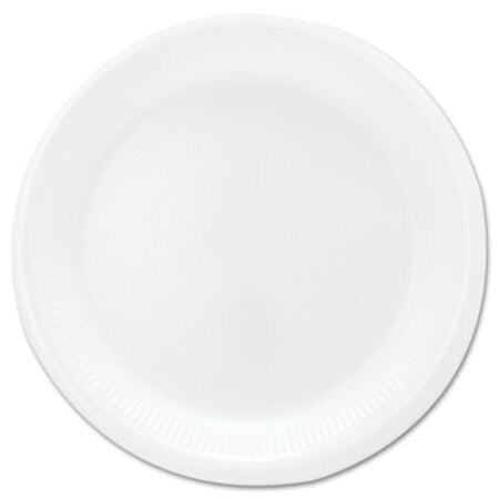 Dart® Mediumweight Foam Dinnerware, Plates, 6" dia, White, 125/Pack - Pack of 1 - DCC-6PWQRPK-PK