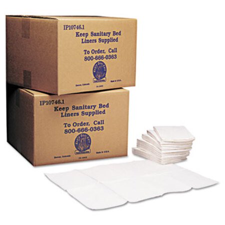 Koala Kare® Baby Changing Station Sanitary Bed Liners, 13 x 19, White, 500/Carton - CT/1 - KKP-KB15099-CT