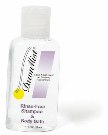 Donovan Industries Rinse-Free Shampoo and Body Wash DawnMist® 2 oz. Flip Top Bottle Scented - Case of 144 - NRB4463-CS