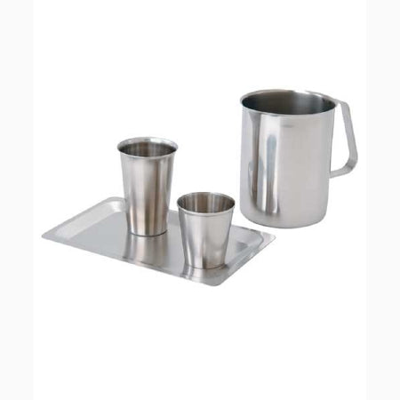 Medegen Medical Products LLC Service Tray 6-5/8 X 10-1/8 X 3/8 Inch Stainless Steel - Each - 81100-EA