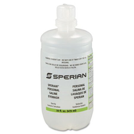 Honeywell Saline Personal Eyewash Bottles, 16 oz Bottle - Each - FND-320004540000-EA