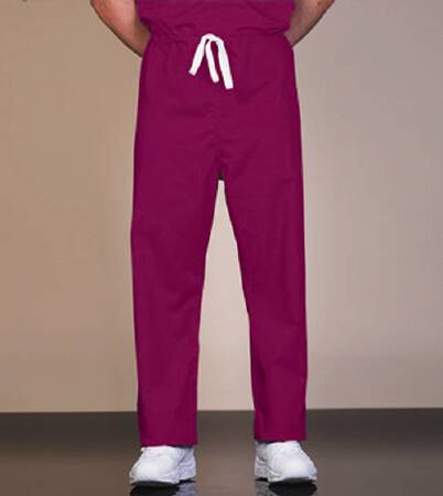 Fashion Seal Uniforms Scrub Pants Fashion Blend® Reversible Small Cranberry Unisex - Each - 889-S-EA