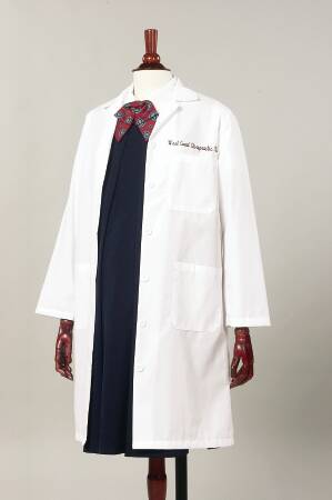 Fashion Seal Uniforms Lab Coat White Size 12 Knee Length Reusable - Each - 477-SZ12-EA