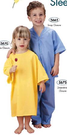 Fashion Seal Uniforms Patient Exam Gown Large Green Reusable - Each - 5672-L-EA