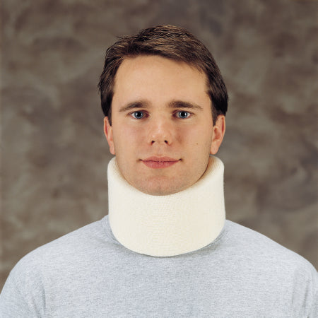 DeRoyal Cervical Collar Low Contoured / Firm Density Adult Medium One-Piece 4 Inch Height 20 Inch Length - Each - 1006-03-EA