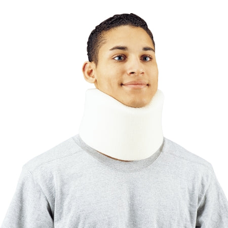 DeRoyal Cervical Collar DeRoyal® Medium Density Adult Medium One-Piece 4 Inch Height 20-1/2 Inch Length - Each - 1005-03-EA
