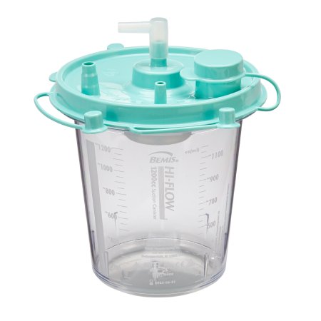 Bemis Healthcare Rigid Suction Canister Hi-Flow™ 1200 mL Pour Lid - Each - 484410-EA