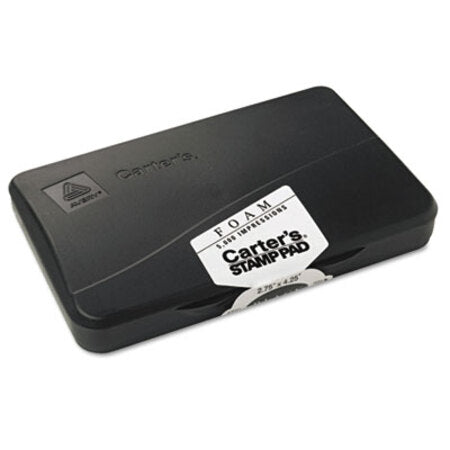s™ Pre-Inked Foam Stamp Pad, 4.25" x 2.75", Black - Each - AVE-21381-EA