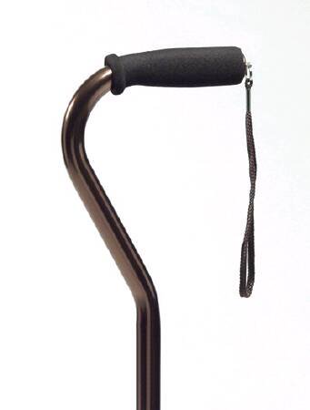 Graham-Field Offset Cane Lumex® Aluminum 31 to 39 Inch Height Bronze - Case of 6 - 5941A-CS