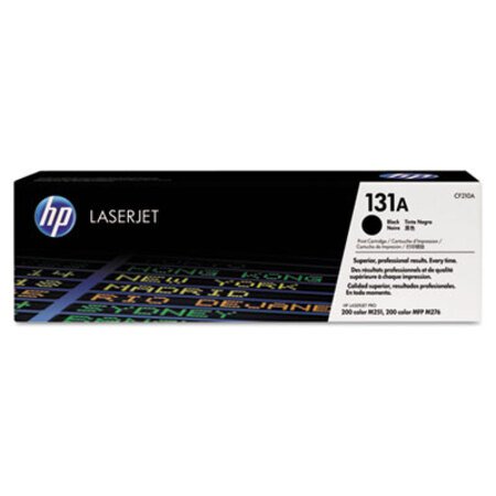 HP HP 131A, (CF210A) Black Original LaserJet Toner Cartridge - Each - HEW-CF210A-EA