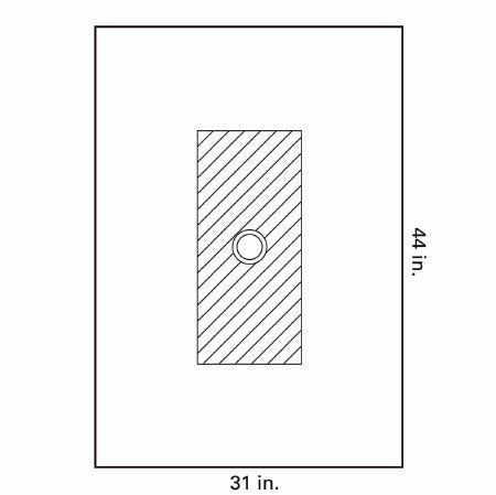 O&M Halyard Inc Cardiovascular Drape Brachial Angiography Drape 44 W X 31 L Inch Sterile - Case of 50 - 89471-CS