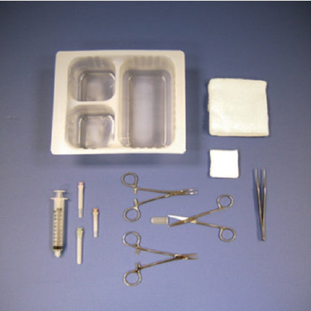 DeRoyal Laceration Tray Sterile - Case of 30 - 50-1518-CS