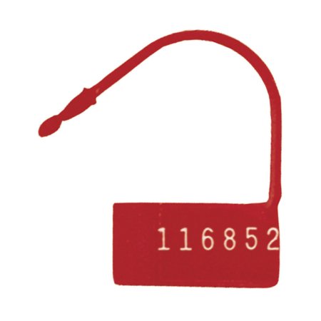 Omnimed Safety Control Seal Omnimed® Safety Control Red Plastic - Pack of 100 - 484107-R-PK