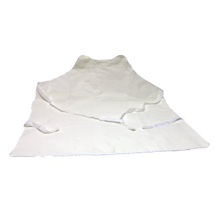 Skil-Care Smoker's Apron No-Flame™ One Size Fits Most Pullover Style White Reusable - Each - 906010-EA