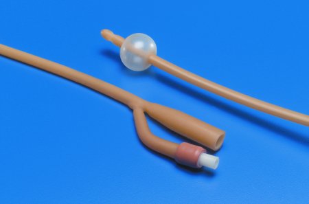 Cardinal Foley Catheter Kenguard™ 2-Way Standard Tip 30 cc Balloon 28 Fr. Silicone Oil Coated Latex - CT/10 - 3623-CT