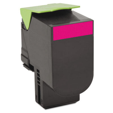 Lexmark™ 80C1XM0 Return Program Toner, 4,000 Page-Yield, Magenta - Each - LEX-80C1XM0-EA
