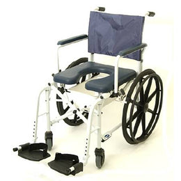 Invacare Commode / Shower Chair Mariner Swing-Away Arms Aluminum Frame With Backrest 18-1/4 Inch Seat Width 300 lbs. Weight Capacity - Each - 6895-EA