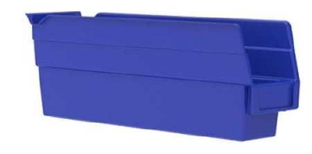 Akro-Mils Shelf Bin Blue Industrial Grade Polymers 2-3/4 X 4 X 11-5/8 Inch - CT/24 - 30110BLUE-CT