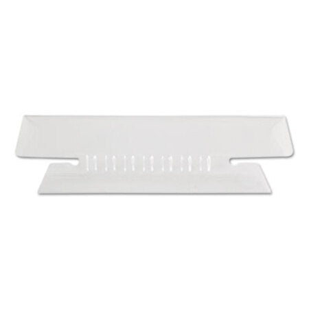 Pendaflex® Transparent Colored Tabs For Hanging File Folders, 1/3-Cut, Clear, 3.5" Wide, 25/Pack - Pack of 1 - PFX-4312-PK