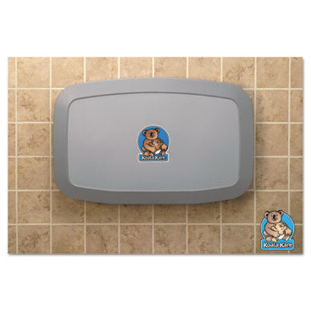 Koala Kare® Horizontal Baby Changing Station, 35 x 22, Gray - Each - KKP-KB20001-EA
