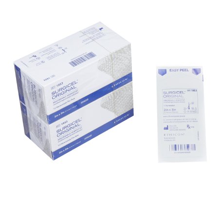 J & J Healthcare Systems Absorbable Hemostatic Dressing Surgicel® 2 X 3 Inch Sterile - Case of 24 - 1953-CS