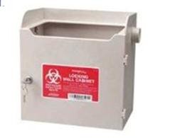 Cardinal Sharps Container Cabinet / Wall Enclosure Wall Mount Locking - Case of 2 - 8881676624-CS