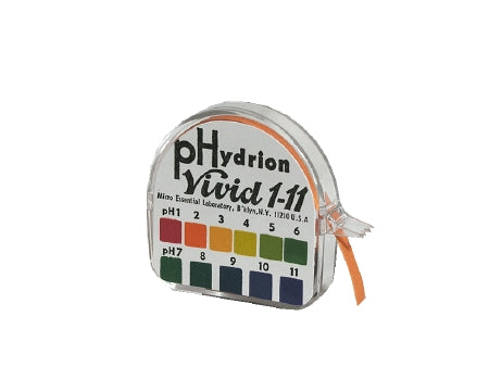 Fisher Scientific pH Paper in Dispenser Hydrion™ Vivid™ 1.0 to 11.0 - Each - MES51-EA