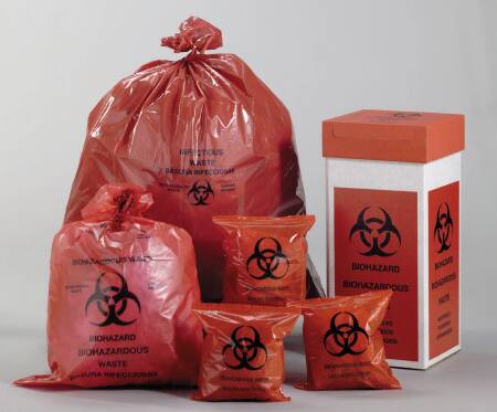 Medegen Medical Products LLC Trash Bag 33 gal. Natural HDPE 11 Mic. 33 X 40 Inch Star Seal Bottom Coreless Roll - Case of 20 - RS334011N-CS
