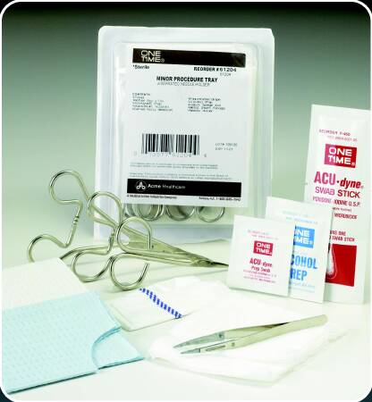 Medical Action Industries Minor Procedure Tray One Time Sterile - Case of 20 - 61214-CS
