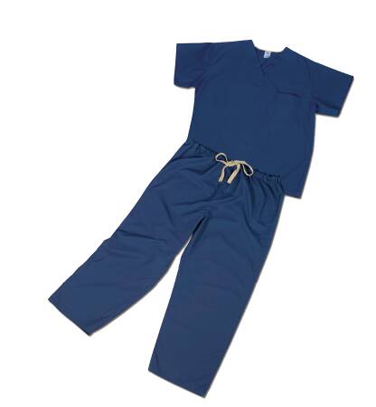 Medline Scrub Shirt ComfortEase™ Small Ceil Blue 2 Pockets Short Sleeve Unisex - Each - 910JTHS-CM-EA