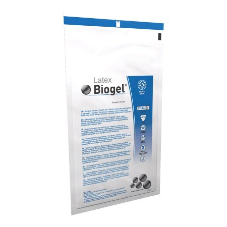 Molnlycke Surgical Glove Biogel® M Size 8.5 Sterile Latex Standard Cuff Length Micro-Textured Straw Not Chemo Approved - Pair - 30585-PR