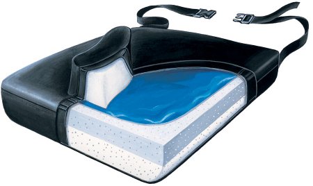 Skil-Care Wedge Seat Cushion Skil-Care™ 18 X 16 X 3 Inch Foam - Each - 751280-EA