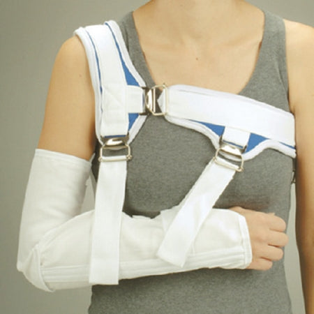 DeRoyal Acromioclavicular Splint DeRoyal® One Size Fits Most Hook and Loop Closure Left or Right Arm - Each - 3007-00-EA