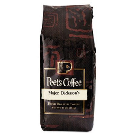 Tea® Bulk Coffee, Major Dickason's Blend, Ground, 1 lb Bag - Each - PEE-501677-EA