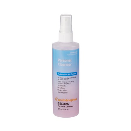 Smith & Nephew Antimicrobial Body Wash Secura™ Personal Liquid 8 oz. Bottle Scented - Case of 24 - 59430400-CS