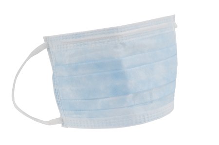 3M Procedure Mask 3M™ Pleated Earloops One Size Fits Most Blue NonSterile Not Rated Adult - Case of 600 - 1820-CS