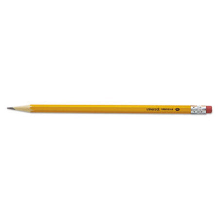 Universal™ #2 Woodcase Pencil, HB (#2), Black Lead, Yellow Barrel, 144/Box - Pack of 1 - UNV-55144-PK