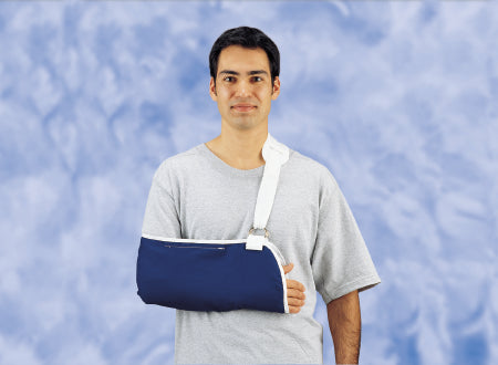 DeRoyal Arm Sling DeRoyal® Hook and Loop Closure One Size Fits Most - Each - 8020-00-EA